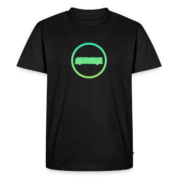 Bus Transport Bus - T-shirt Premium bio Homme - noir - Devant - Nico (187cm)