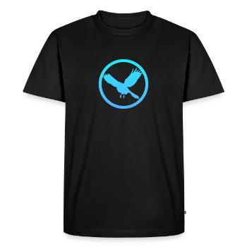 Voler, Animal, Animal - T-shirt Premium bio Homme - noir - Devant - Nico (187cm)