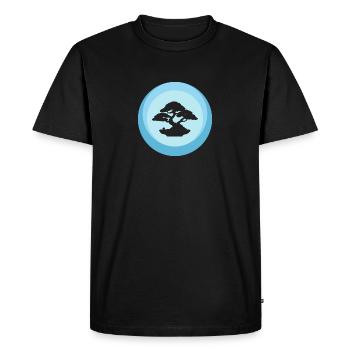 Arbres Arbres Bonsaï - T-shirt Premium bio Homme - noir - Devant - Nico (187cm)
