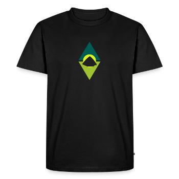 Camping Nature Scouts - Men's Premium Organic T-Shirt - black - Front - Nico (187cm)