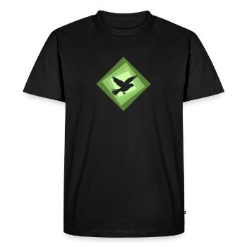 Bird Wings Birds - Men's Premium Organic T-Shirt - black - Front - Nico (187cm)