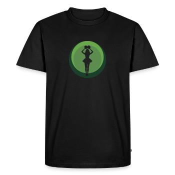 Girlie Cheerleading Cheerleading - T-shirt Premium bio Homme - noir - Devant - Nico (187cm)