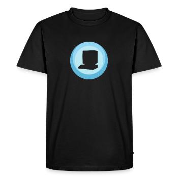 Nerd de l’informatique Nerd - T-shirt Premium bio Homme - noir - Devant - Nico (187cm)
