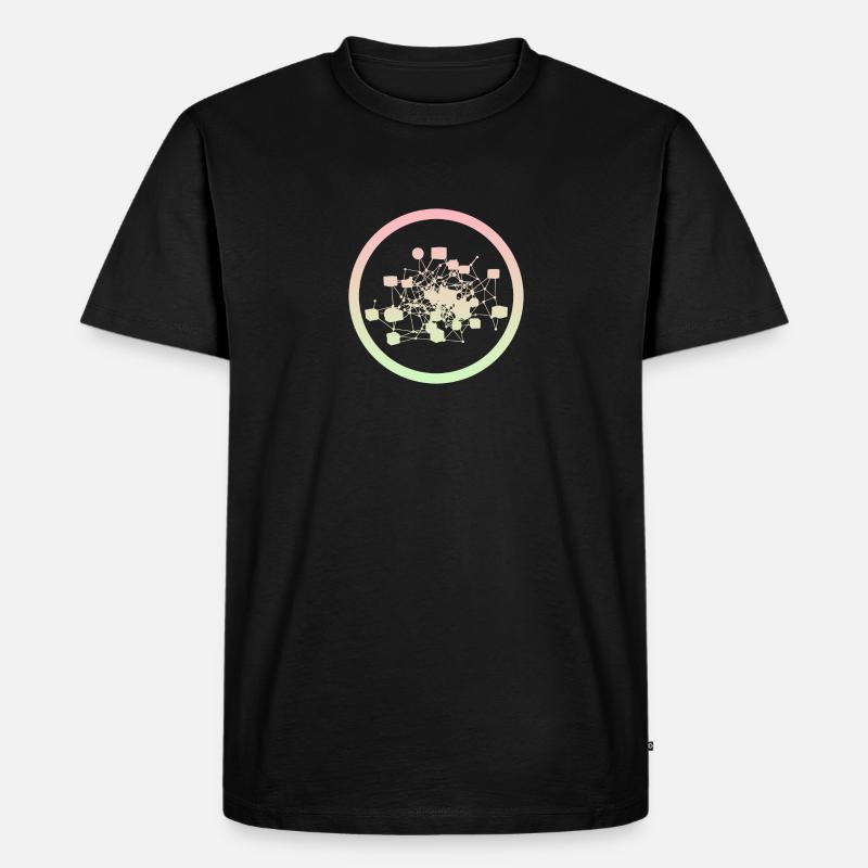 Kryptowährung Cryptocurrency Blockchain - Männer Premium Bio T-Shirt - Schwarz