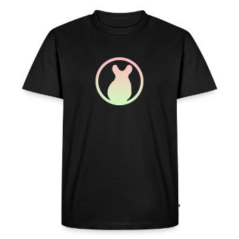 Rongeur Tamia Tamia - T-shirt Premium bio Homme - noir - Devant - Nico (187cm)
