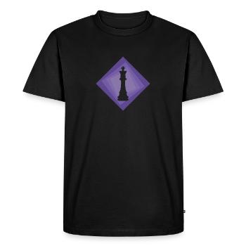 Stratégie d’échec et mat aux échecs - T-shirt Premium bio Homme - noir - Devant - Nico (187cm)