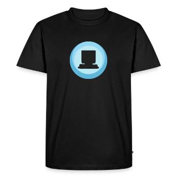 Computer Nerd Travail Informatique - T-shirt Premium bio Homme - noir - Devant - Nico (187cm)