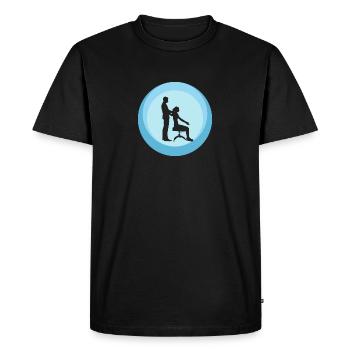 Chiropractic Chiropractor Chiropractor - Men's Premium Organic T-Shirt - black - Front - Nico (187cm)