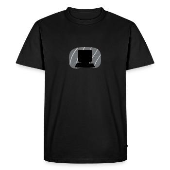 Joueur de technologie informatique - T-shirt Premium bio Homme - noir - Devant - Nico (187cm)