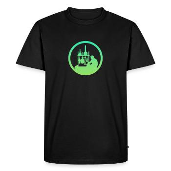 Molekül Molekül Biochemie - Männer Premium Bio T-Shirt - Schwarz - Vorne - Nico (187cm)