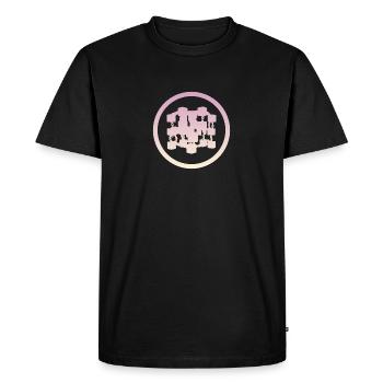 Crypto-monnaie Blockchain Crypto-monnaie - T-shirt Premium bio Homme - noir - Devant - Nico (187cm)