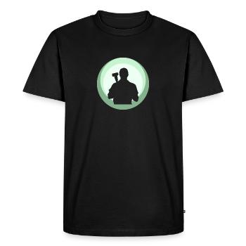 Clé de mécanicien Clé - T-shirt Premium bio Homme - noir - Devant - Nico (187cm)