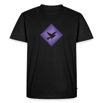 Vogel Flügel Vogelschwarm - Männer Premium Bio T-Shirt - Schwarz - Vorne - Nico (187cm)