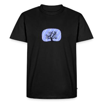 Botanique Herbologie Fleurs - T-shirt Premium bio Homme - noir - Devant - Nico (187cm)