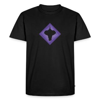 Cirque éléphant Circus Tente - T-shirt Premium bio Homme - noir - Devant - Nico (187cm)