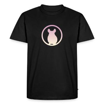 Rongeur, Hamster, Tamia - T-shirt Premium bio Homme - noir - Devant - Nico (187cm)