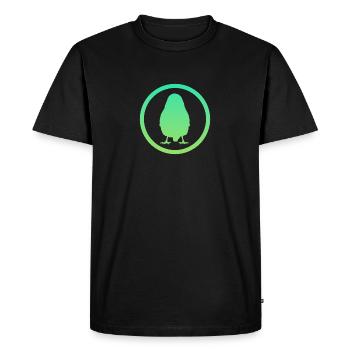 Bird Bird Illustration Wings - Men's Premium Organic T-Shirt - black - Front - Nico (187cm)