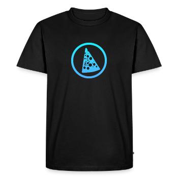 Mouse Mouse Parmesan - Men's Premium Organic T-Shirt - black - Front - Nico (187cm)