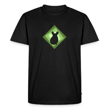 Chinchilla Tamia Chinchilla - T-shirt Premium bio Homme - noir - Devant - Nico (187cm)