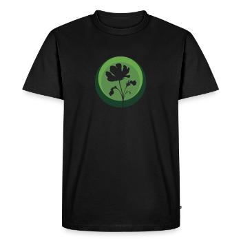 Botanique Plantes Horticulture - T-shirt Premium bio Homme - noir - Devant - Nico (187cm)