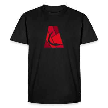 Bâton de lancer Boomerang Boomerang - T-shirt Premium bio Homme - noir - Devant - Nico (187cm)