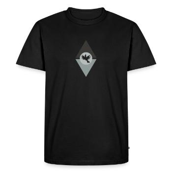 Calopsitte calopsitte oiseau - T-shirt Premium bio Homme - noir - Devant - Nico (187cm)