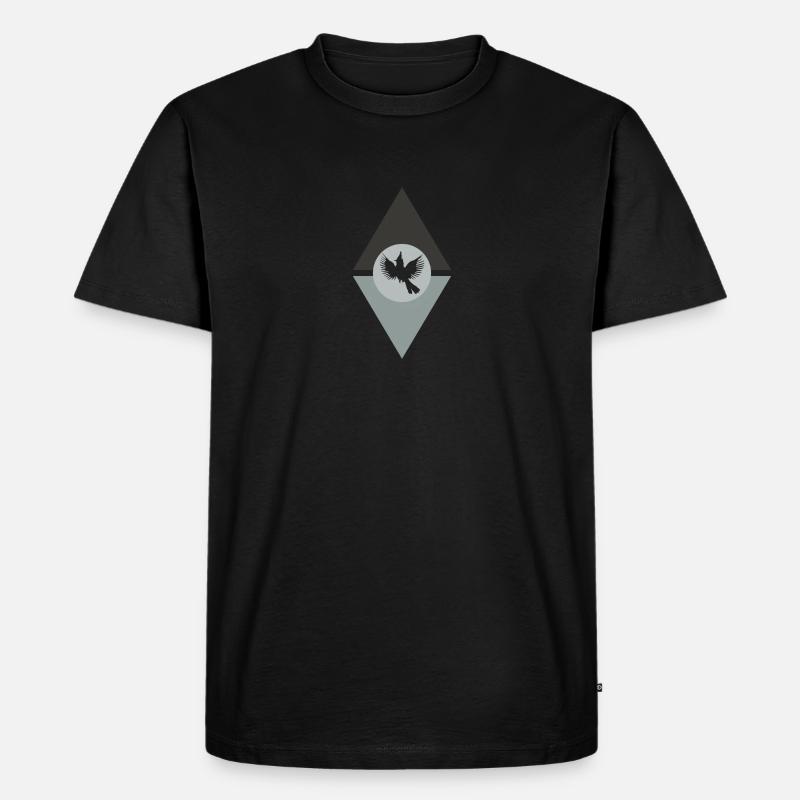 Calopsitte calopsitte oiseau - T-shirt Premium bio Homme - noir