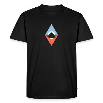 Camping Nature Camper - Men's Premium Organic T-Shirt - black - Front - Nico (187cm)