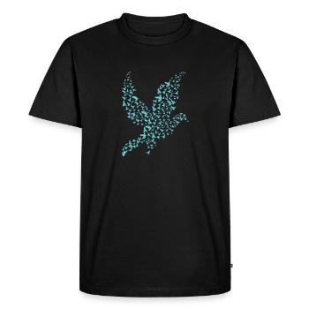 Environnement Le changement climatique Écologie - T-shirt Premium bio Homme - noir - Devant - Nico (187cm)