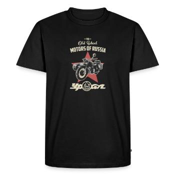 Therapie Ural Beiwagen Motorradgespann Motorrad - Männer Premium Bio T-Shirt - Schwarz - Vorne - Nico (187cm)