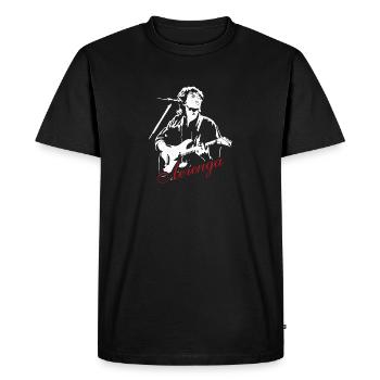 Legend Cinema Zoi Rock Musician Wiktor - Men's Premium Organic T-Shirt - black - Front - Nico (187cm)