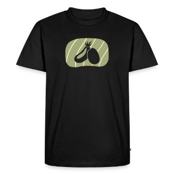 Viande végétalienne pour le bien-être animal - T-shirt Premium bio Homme - noir - Devant - Nico (187cm)