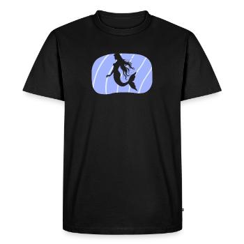 Mythical creature Marina - Men's Premium Organic T-Shirt - black - Front - Nico (187cm)