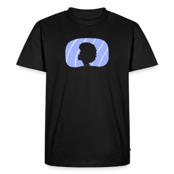Funky des années 70 - T-shirt Premium bio Homme - noir - Devant - Nico (187cm)