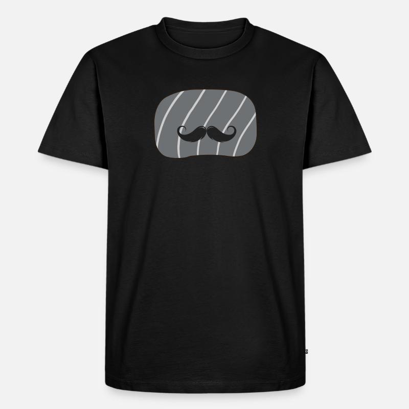 Bart Sir Baertig - Männer Premium Bio T-Shirt - Schwarz