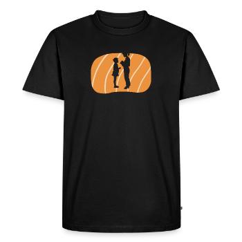 Enseignant à l’école primaire Abi Primary School - T-shirt Premium bio Homme - noir - Devant - Nico (187cm)