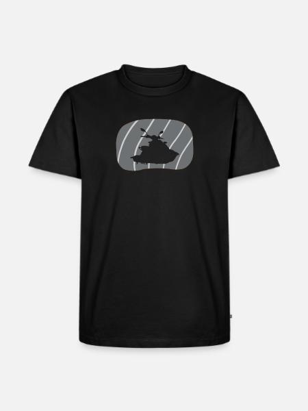 Jetski Motorschlitten - Männer Premium Bio T-Shirt - Schwarz