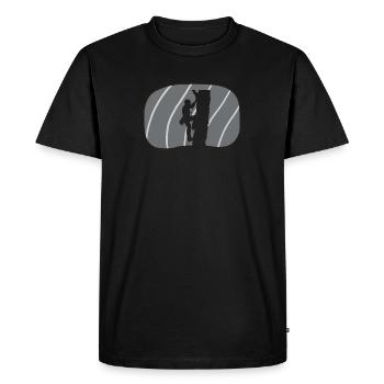 Grimpeur Singe grimpant - T-shirt Premium bio Homme - noir - Devant - Nico (187cm)