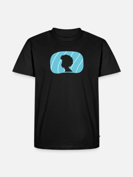 Soul Afro - Men's Premium Organic T-Shirt - black
