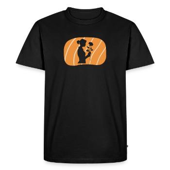 Arrosoir de fleuriste - T-shirt Premium bio Homme - noir - Devant - Nico (187cm)