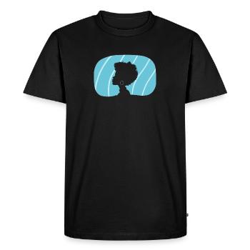 Soul Afro - T-shirt Premium bio Homme - noir - Devant - Nico (187cm)