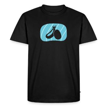 Vegan Animal Welfare Meal - Men's Premium Organic T-Shirt - black - Front - Nico (187cm)