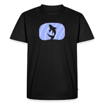 Koi Fish Fish Head - Men's Premium Organic T-Shirt - black - Front - Nico (187cm)
