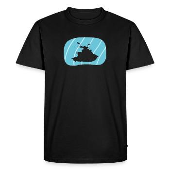 Jetski Jet Ski - Men's Premium Organic T-Shirt - black - Front - Nico (187cm)