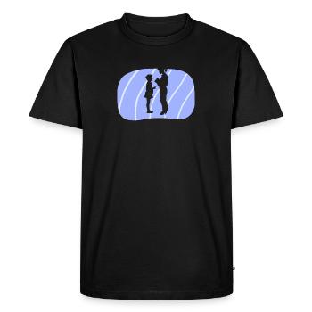 Elementary School Teacher Back to School - Men's Premium Organic T-Shirt - black - Front - Nico (187cm)