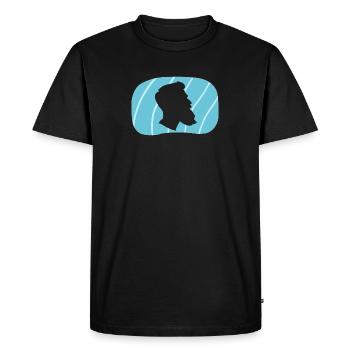Bart Novembre - T-shirt Premium bio Homme - noir - Devant - Nico (187cm)