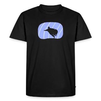 Wingsuit Flying Glider Accident - Men's Premium Organic T-Shirt - black - Front - Nico (187cm)