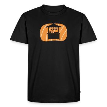 Snack Tasty Food Truck - T-shirt Premium bio Homme - noir - Devant - Nico (187cm)