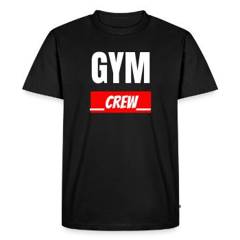 Équipe de gymnase - T-shirt Premium bio Homme - noir - Devant - Nico (187cm)