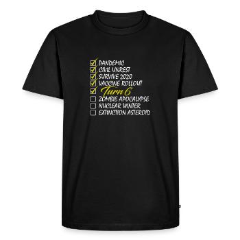 Turn 6 Checklist Funny Birthday Gift Funny Birthda - Men's Premium Organic T-Shirt - black - Front - Nico (187cm)